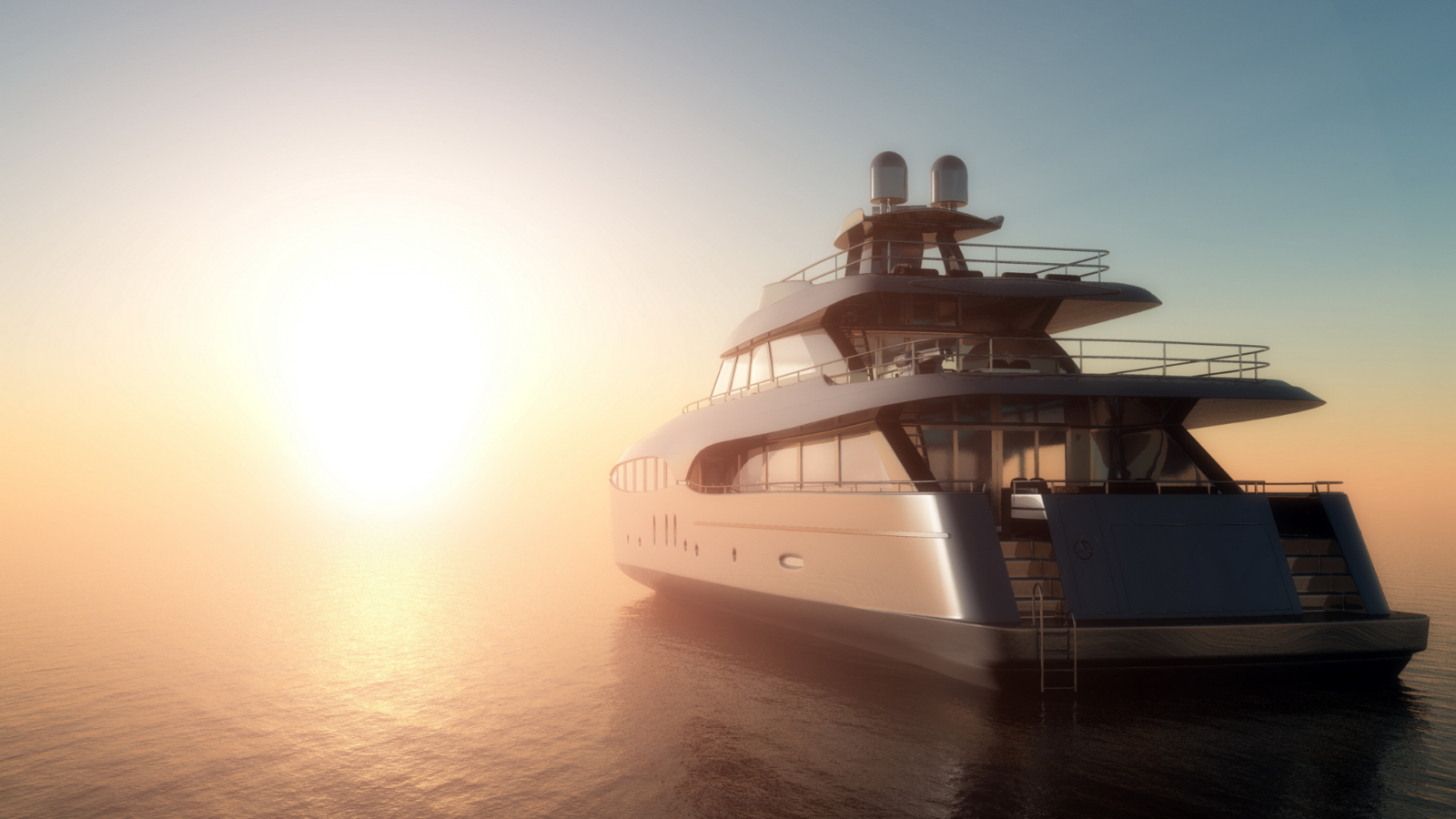 An image of a yacht that is now subject to the Government's Luxury Tax